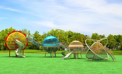 Modern Amusement Equipment 3d model