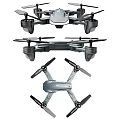 Smart Foldable Drone With Four Rotors And Portable Design Features