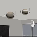 Modern Round Ceiling Lights With Metal Frame And Soft Lighting In Indoor Living Space