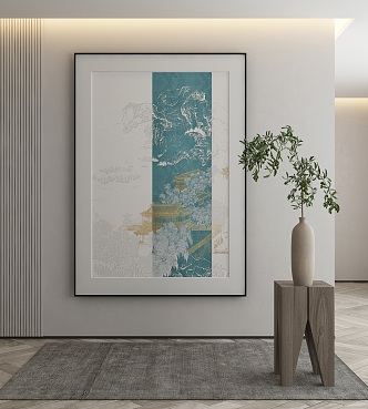 New Chinese Decorative Painting 3d model