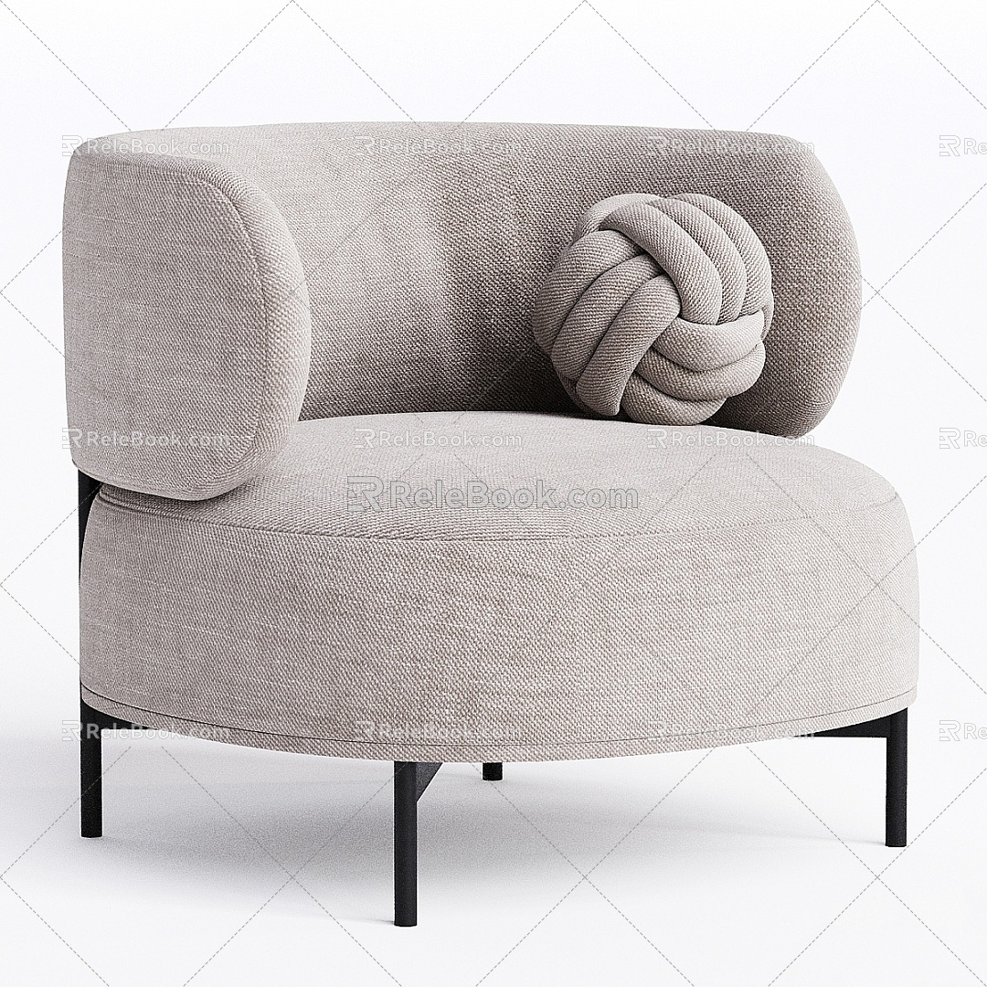 modern armchair 3d model