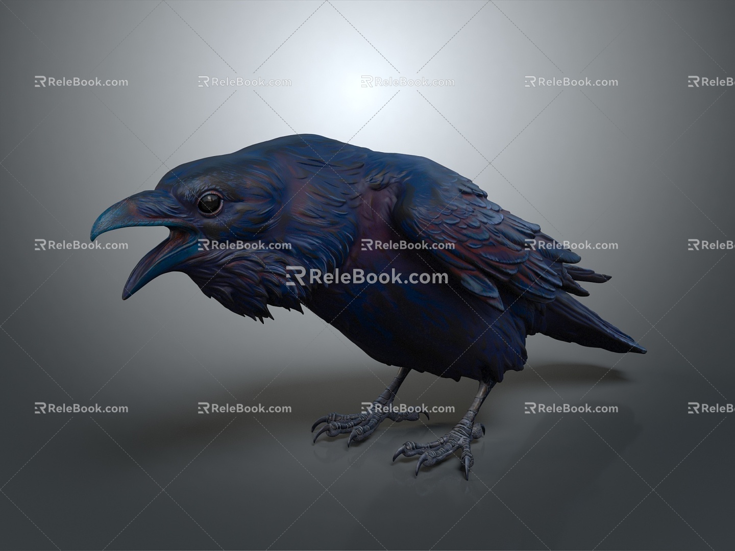 Crow Bird Bird Bird Bird Bird Animal Game Animal Cartoon Animal PBR Animal 3d model