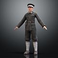 Republic of China Police Republic of China Character Character Model Police 3d model