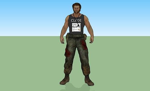 Modern man Wolverine 3d model