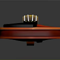 Classical Red Violin Musical Instrument With Wooden Body And Strings