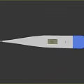 Digital Medical Thermometer With Digital Display White And Blue Design For Accurate Body Temperature Measurement