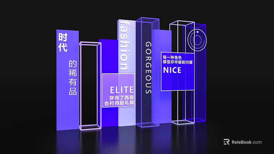 Gorgeous Elite Fashion Limited Edition Items For Modern Era Collection 3d model 