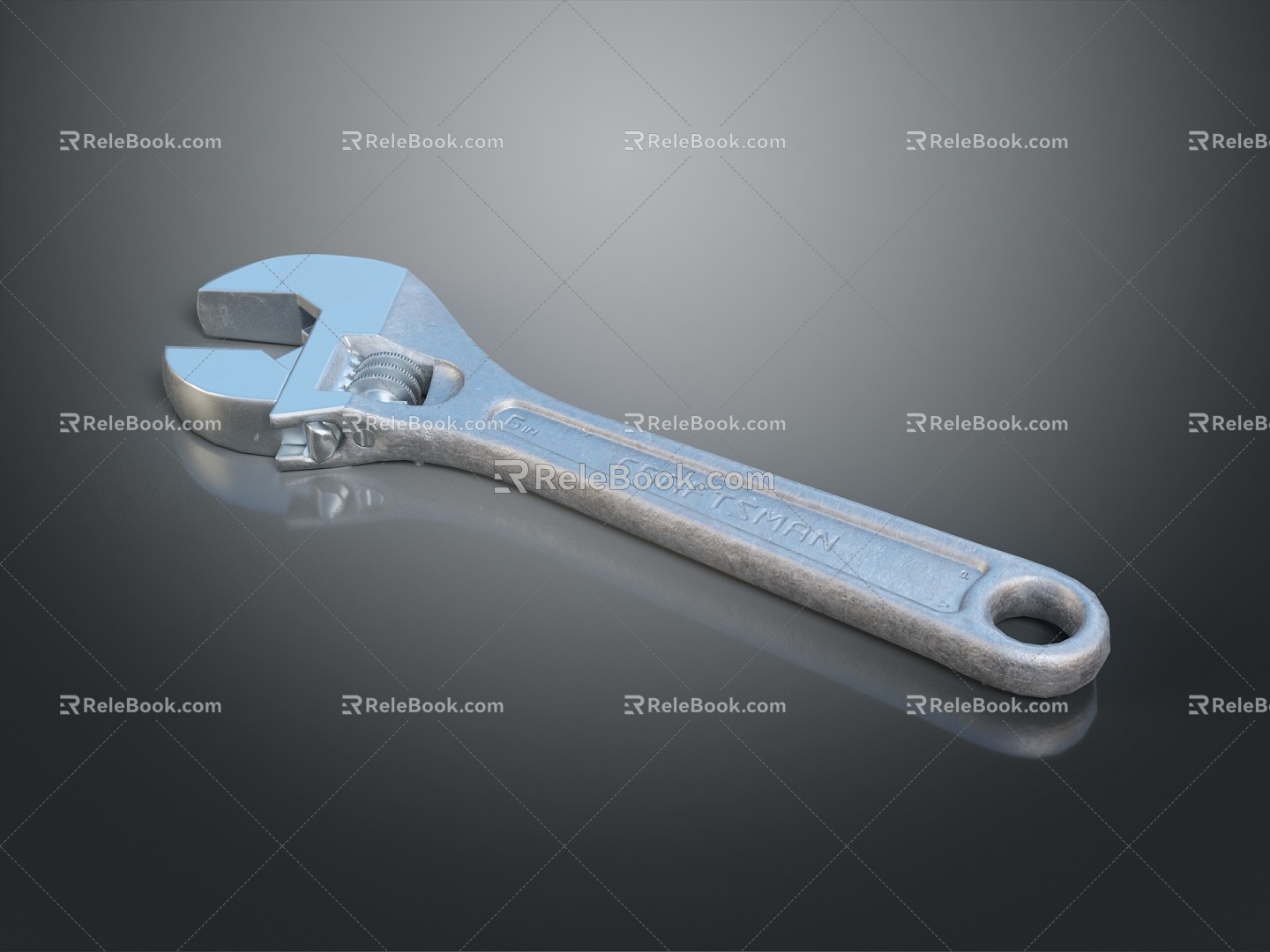 Pipe pliers vise vise bench vise wrench wrench tool hardware tool processing tool furniture 3d model