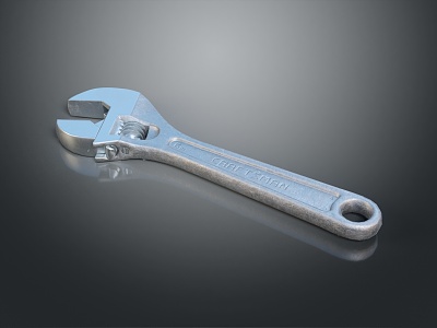 Pipe pliers vise bench vise wrench tool hardware tool processing tool furniture 3d model