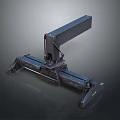 Industrial Metal Mechanical Device With Extended Arm And Stable Base
