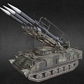 tank missile missile tank 3d model