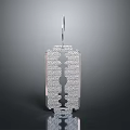 Essential Stainless Steel Razor Blade With Perforated Grid Design For Daily Use