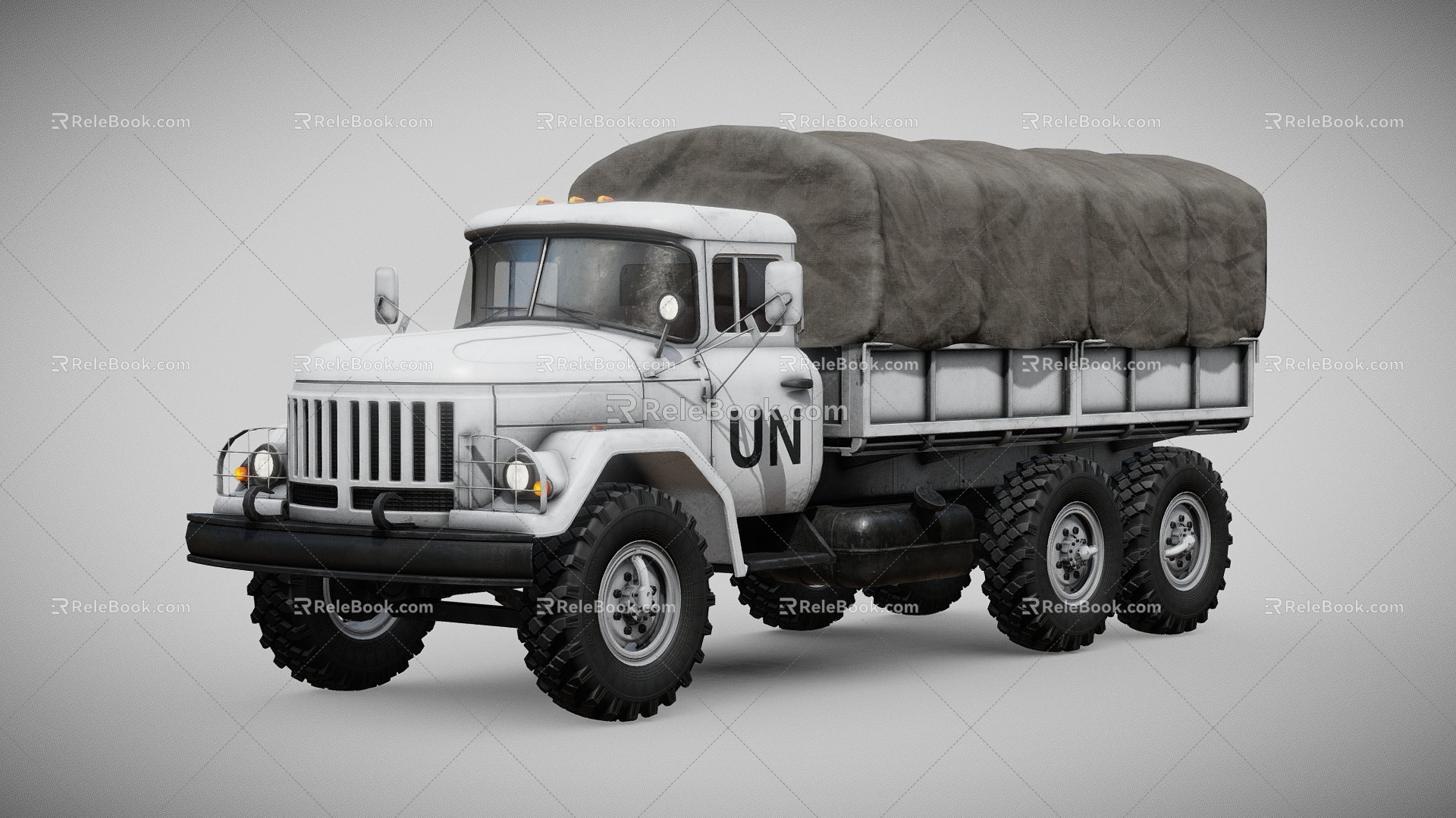 Military Truck Modern Truck 3d model