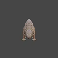 Realistic Pangolin 3D Model With Detailed Scaled Body And Armor Texture 3d model