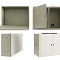Industrial Equipment Metal Enclosure Cabinet With Different Angles Open Close Door And Ventilation Holes