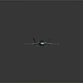Modern Military Fighter Jet With Aerodynamic Design Red Star Emblem And Engine Details