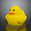 Yellow Rubber Duck Shaped Kids Chair Furniture With Cute Design For Children Room