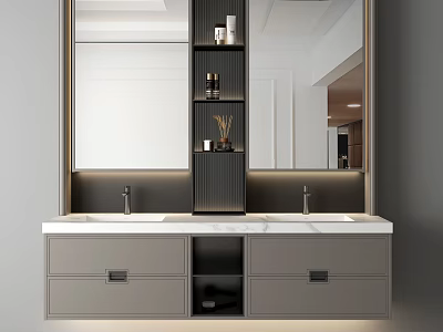 Bathroom Cabinet Bathroom Cabinet Washstand 3d model