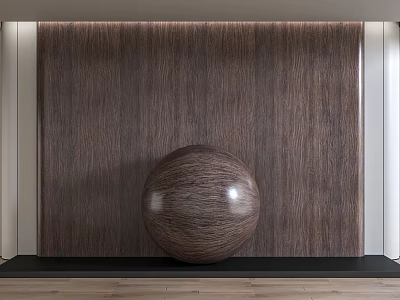 Modern Wooden Wall Paneling With Natural Grain Texture For Interior Decoration 3d model