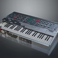 Camouflage Pattern Electronic Keyboard With Control Knobs Buttons And Black White Keys For Home Use