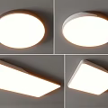 Modern Round and Square Ceiling Lights with Sleek Design for Home Interior Lighting