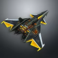 Modern Fighter Next Generation Aircraft 3d model