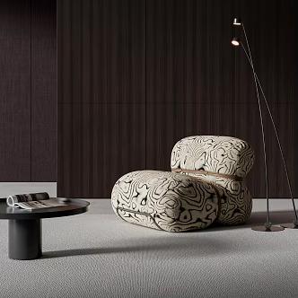modern leisure chair 3d model