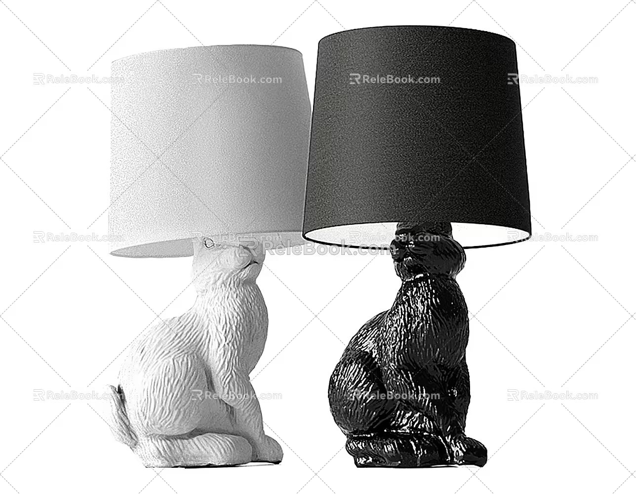 Modern Alien Table Lamp Rabbit Table Lamp 3d model