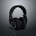Black Over Ear Computer Headphones With Sleek Design And Comfortable Ear Cushions
