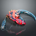 Lizard Anime Lizard Cartoon Lizard Reptile Cold Blooded Animal Reptile 3d model