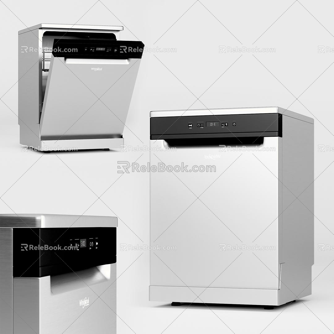 Kitchen Dishwasher 3d model