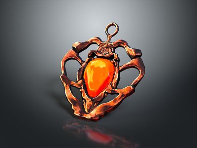 Pendant Gemstone Pendant Diamond Pendant Jewelry Accessories 3d model