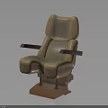 Airplane Interior Comfortable Seat Design With Beige Upholstery And Armrests
