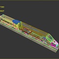 Train Light Rail Metro High Speed Rail EMU Train High Speed Train High Speed Train High Speed Locomotive EMU 3d model