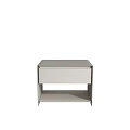 Contemporary Bedside Table With Single Drawer And Lower Open Shelf Design 3d model