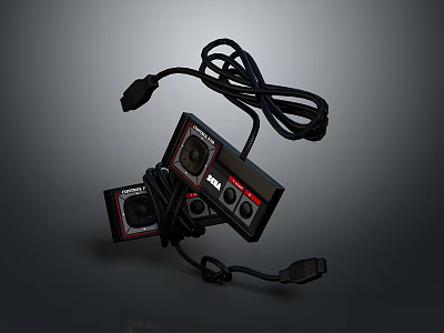 gamepad wireless gamepad game console accessories gamepad 3d model