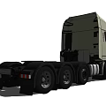 IVECO Heavy Duty Truck With Modern Beige Cab Design And Multiple Wheels