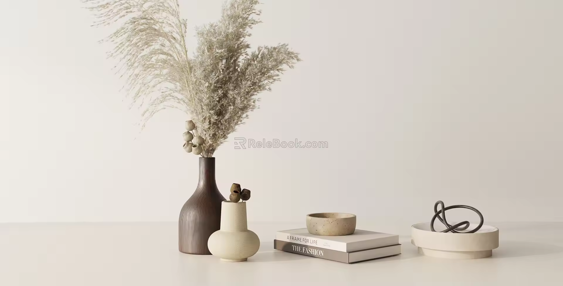 Modern ornaments combination 3d model