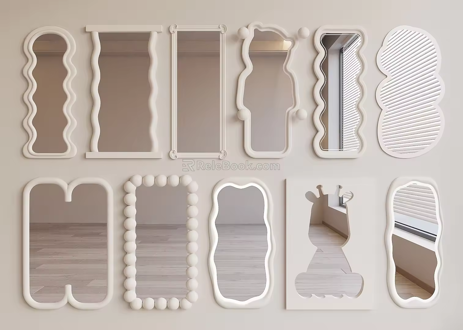 Modern Mirror 3d model