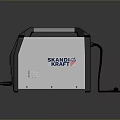 Standard Power Welding Machine with Control Panel Handle and Ports 3d model