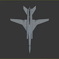 Light Blue Military Airplane Model With Red Star Emblems On Wings And Tail