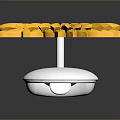 Sunflower Shaped Home Decor With Golden Petals And Silver Center