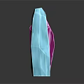 Colorful Polyhedral Crystal Structures With Blue Pink Light Blue Hues And Geometric Lines