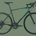 Dark Green Road Bicycle With Sleek Frame Drop Handlebars And Lightweight Wheels