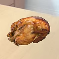 Golden Brown Roast Chicken With Crispy Skin And Juicy Tender Meat