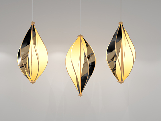 Modern Chandelier Metal Art Chandelier 3d model