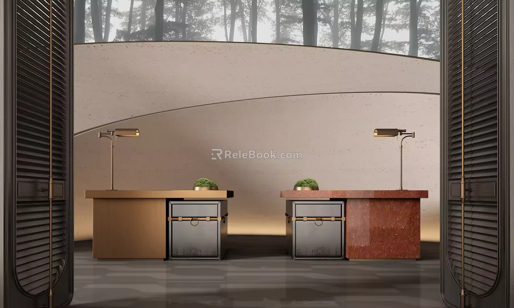 CCD Hotel Front Desk 3d model