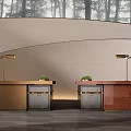 CCD Hotel Front Desk 3d model