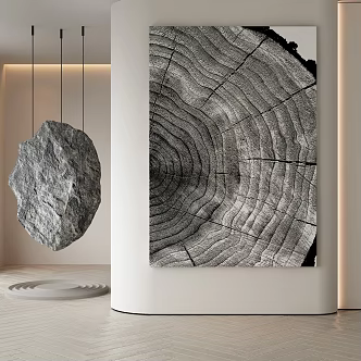 modern decorative painting 3d model
