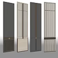New Chinese-style partition screen partition 3d model